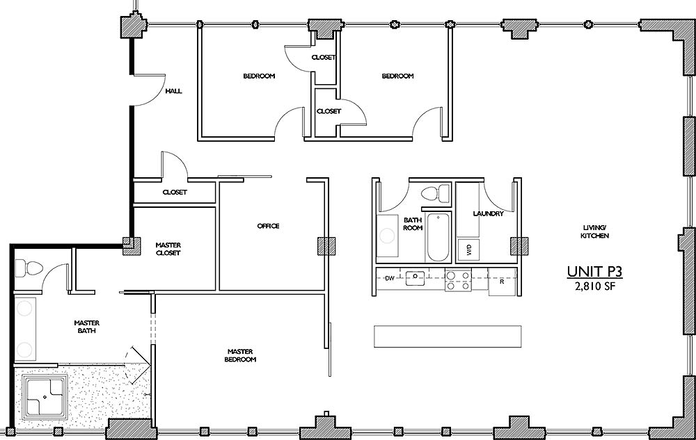 Residences 221 - Floor Plan Penthouse 3 Residences 221 - Floor Plan Penthouse 3